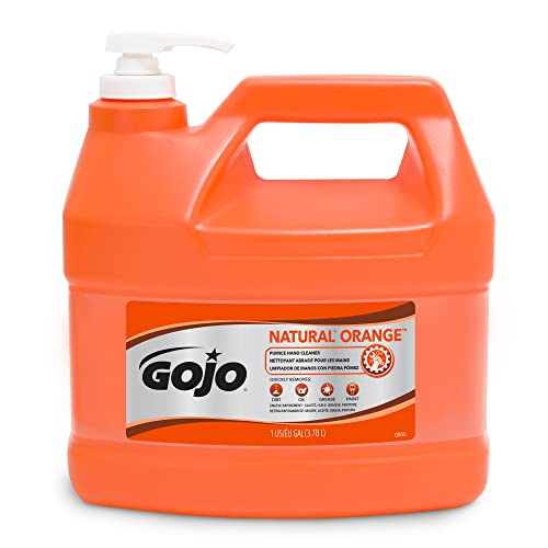 GOJO prirodno narandžasto sredstvo za čišćenje ruku od Plovućca, 1 galon brzo Djelujućeg losiona za čišćenje