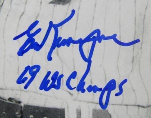 Ed Kranepool potpisan Auto Autogram 8x10 FOTO W / 69 WS Champs natpis - AUTOGREM MLB Photos