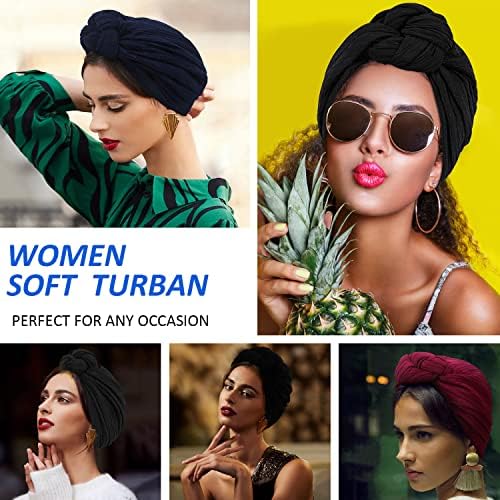 Danmy ženske grane turban šešire, magera za indijske šešire, Beanie kape za žene, turban za žene