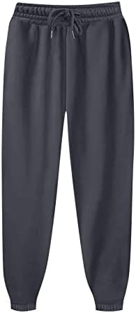 Ženski trenerci visokog struka vrećaste hlače udobne cinch dno jogger y2k trendi salonske pantalone sa džepovima