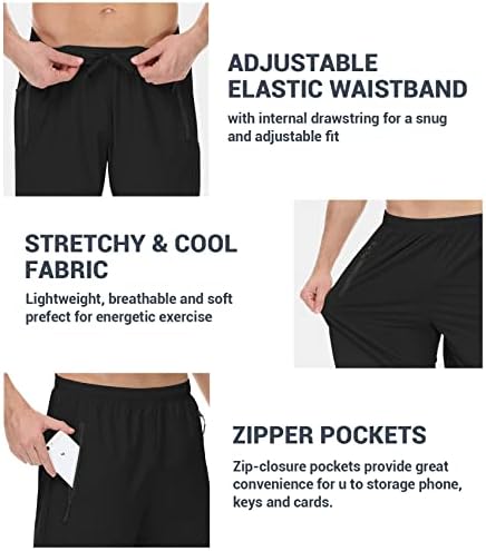 Cakulo muški 5 inčni teniski hlači za tenis Brzi suhi atletski vježbati aktivne kratke hlače sa džepovima