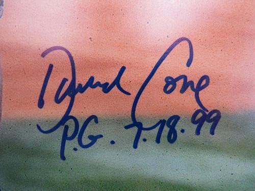 David Cone Joe Girardi potpisao je Auto Autogram 11x14 savršena igra fotografija w / ISC JS
