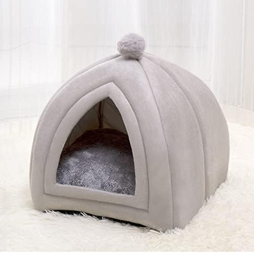 CXDTBH trougao topla kuća za mačke polu-zatvorena udobna kreveta za kućne ljubimce ne-deformabilni