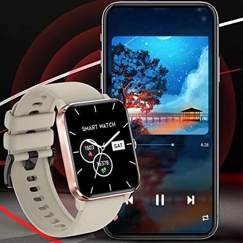 Smart Watch - 1,83-inčni Smetni zaslon SmartWatch za IOS Android s tekstom, srčani pokuni krvni pritisak Monitoring