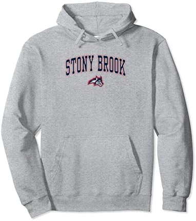 Stony Brook Seawolves Arch preko logotipa zvanično licencirani pulover hoodie