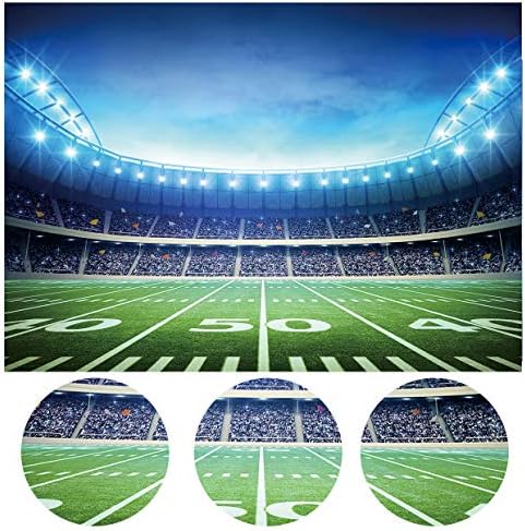 SJOLOON Football Field backdrops Super Bowl Pozadine za fotografiju Sport tematske party ukras Banner