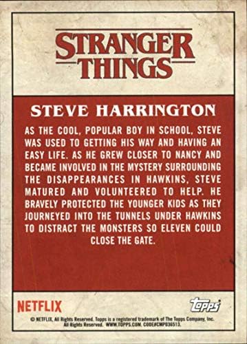 2019 Topps Stranger Things Welcome To The Upside Down character Cards 10 Steve Harrington zvanična