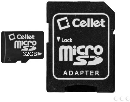 Cellet 32GB Midland HD Nosivi Video Micro SDHC kartica je prilagođena formatiran za digitalne velike brzine,