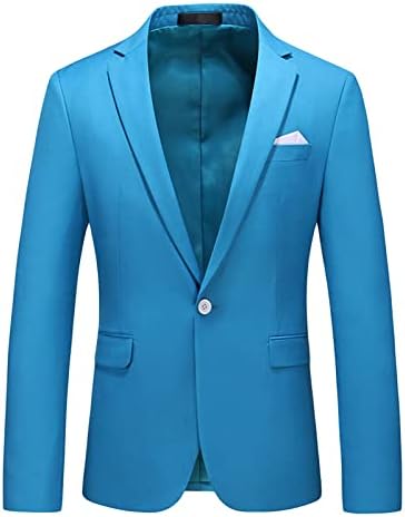Muška jakna s tamnim prikladnim jaknom Slim Fit Business Daily Prom Blazer Peak Revel Groom za vjenčanje
