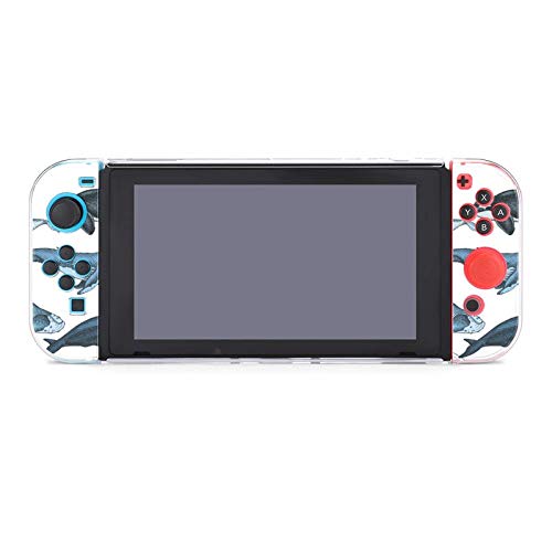 Futrola za Nintendo Switch, kartica sa Kitovim šarenim s pet komada postavlja zaštitni poklopac futrola