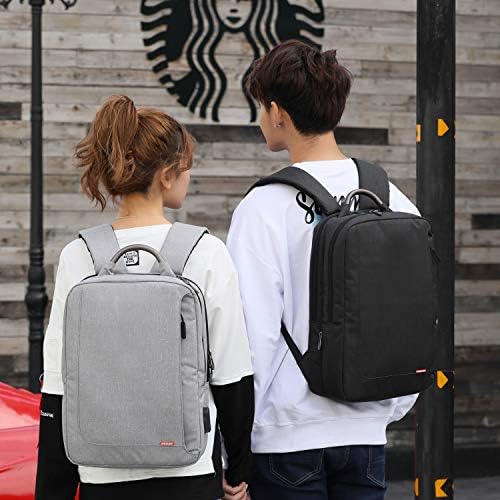 Hyzuo backpack laptop sa USB punjenjem priključka za vodu protiv krađe vodootporni tanak elegantan