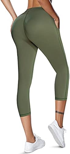 Haenpisy Yoga Capri gamaše za žene Jogger Hlače sa visokim strukom sa džepovima koji trče za trčanje trenerke