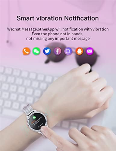 Chunyu Smart Watch za žene narukvica IP68 Vodootporna Lady Smart Band Okupa srca Monitor Fitness Tracker