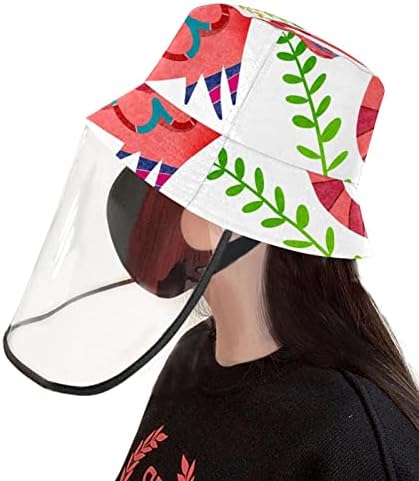 Zaštitni šešir za odrasle sa štitnikom za lice, ribarski šešir protiv sunčeve kape, božićni