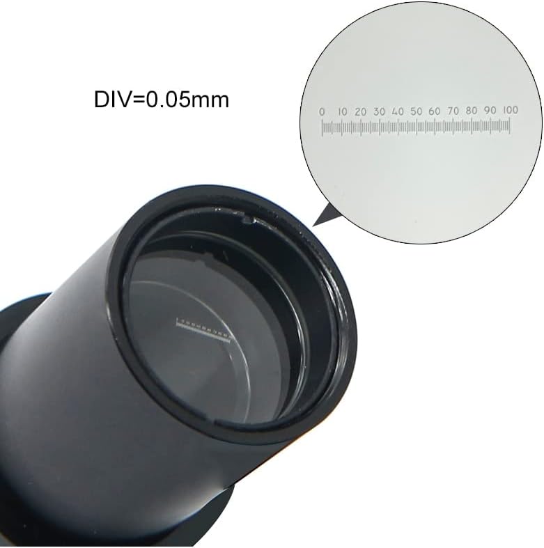 Laboratorijski mikroskopski dodaci mikroskop okulaca mikrografija div = 0,05 mm mikroskop mikročmetci mikroskop