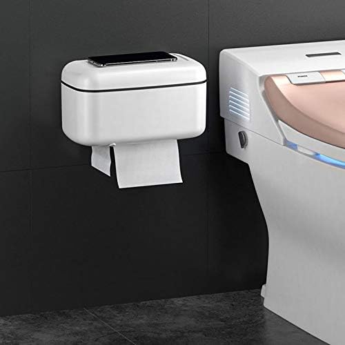 Dloett toaletni držač za držač za papir sa zidom kutije za kupatilo uz vodootporan za odlaganje papira