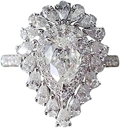 2023 NOVO Angažovanje nakita Vjenčanje Posebne za djevojku Ženski prsten za prsten za žene Nevjerojatni