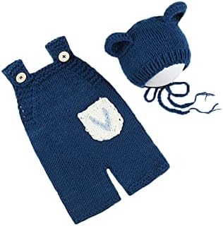 HAOHAOHUOZHE odjeća za fotografije za novorođenčad medvjed dječak djevojka beba Photoshoot Crochet
