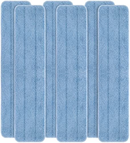 LTWHOME 24 komercijalni jastučići za punjenje mopa od mikrovlakana u plavoj boji za mokro ili