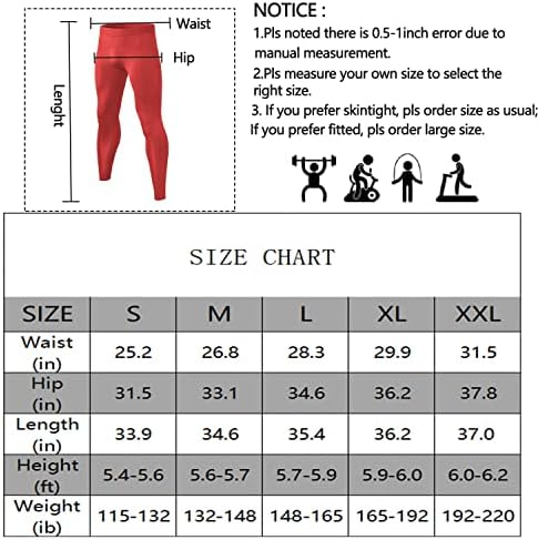 WRAGCFM muške kompresijske hlače hladne suhog atletskog vježbanja SPORTSKI TRENUTNO DIZAMS OSNOVNI SLOS