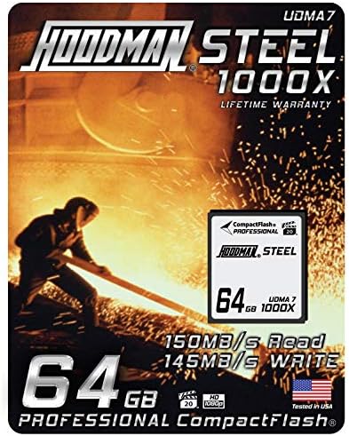 CompactFlash-Hoodman Steel 64GB - HS7CF64