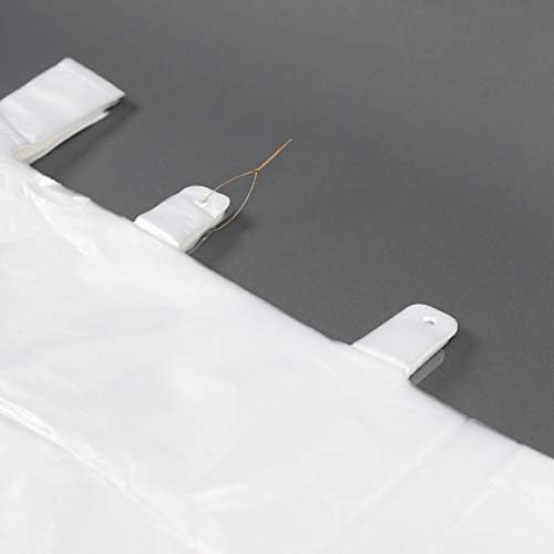 Velike bijele standardne ravne višenamjenske plastične vrećice 33 x 39 inča, 83 x 100 cm, 70kom