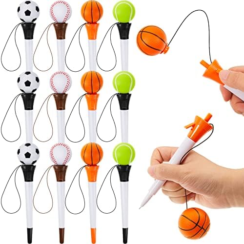 Leinuosen Funny olovke za djecu košarkaški gel tinte sportske olovke Bulk Novelty olovke za dječake