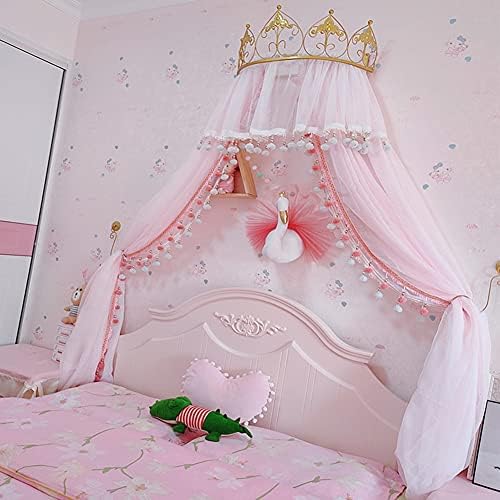 ESGT Modna princeza krevetit nadstrešnica Dječje djevojke komarice neto igraju kupolu TENT posteljina Viseća