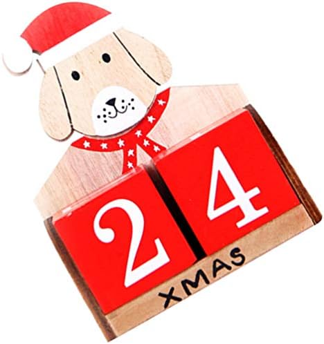 BESPORTBLE Božić odbrojavanje kalendar Kalendar dodatna oprema Party kalendar poklon Supply 5.89X4.