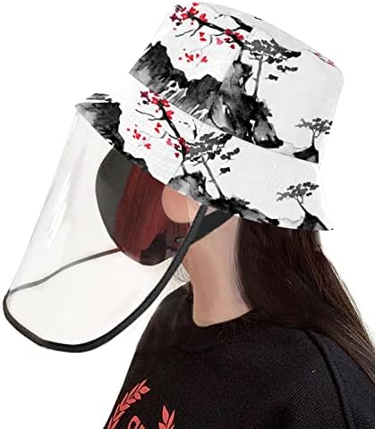 Zaštitni šešir za odrasle sa štitnikom za lice, ribarski šešir protiv sunčeve kape, umjetničko slikanje planinske