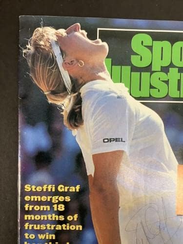 Steffi Graf potpisao Sports Illustrated 7 / 15 / 91 tenis bez etiketa US Open Auto JSA - teniski Časopisi
