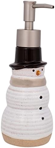 DEMDACO bucmast bijeli snjegović 7,5 x 2,5 kamenčani božićni kontraptop sapun