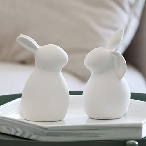 Easter Bunny Figurine keramički bijeli zec uskrs bijeli zeko figurice Početna Dekor zečevi ukrasi