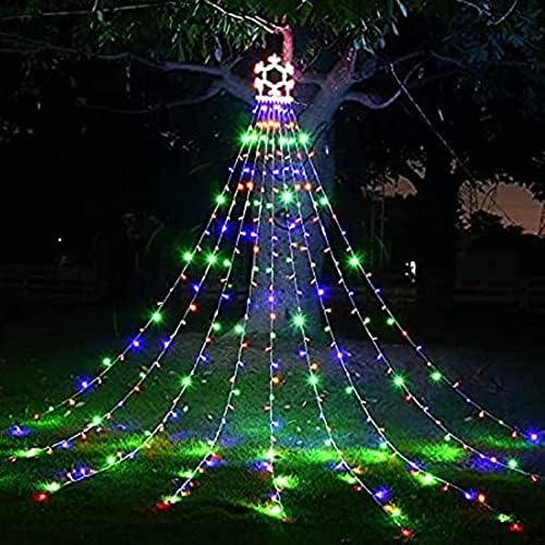 Weimay Božić zvijezda svjetla na otvorenom 317 LED zvijezda svjetla Božić Dvorište dekoracije 9 Strand žice