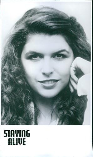 Vintage photo of a photo of Finola Hughes in a filmStaying Alive.