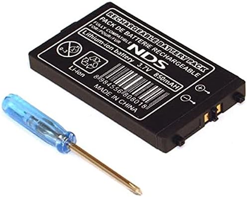 G-Dreamer 850mAh punjiva litijum-jonska baterija + Komplet alata kompatibilan za Nintendo DS NDS