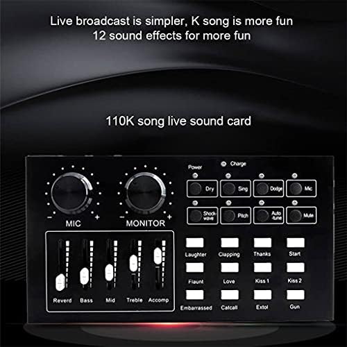 Ytyzc mikser zvučnih kartica Stereo mikrofonski zvučnik pjevanje igre slušalice Live Streaming računarski