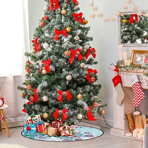 Visesunny božićska stabla mat slatka crtana sova The Clossom grana stablo stalak za podloge za zaštitu
