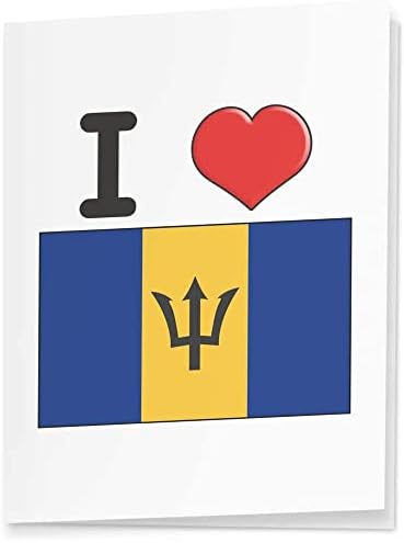 4 x' volim Barbados ' poklon Oznake / Oznake