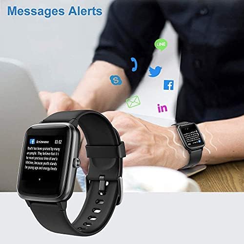 Smart Watch za Android / Samsung / iPhone, Aktivnost Fitness Tracker sa IP68 Vodootporni za muškarce i djeca,