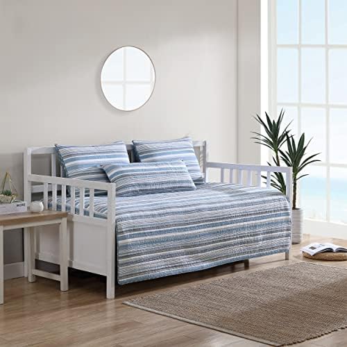 NAUTICA - Dnevni poklopac, pamuk Reverzibilni posteljini set sa odgovarajućim shams i jastukom, kućni dekor