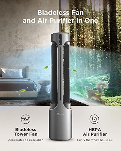 Airmate Bladeless Fan & amp; HEPA Filter