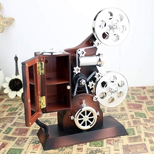 Shypt plastična muzička kutija - Retro muzička kutija Mini projektor stil mehaničke simulacije muzičke