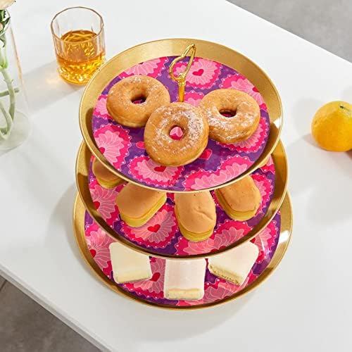 3 resied stalak za desert Cupcake ploča plastična držač za posluživanje zaslona za rođendan vjenčanja za
