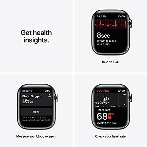 Apple Watch serija 7 GPS + Cellular, 41 mm GRAPINSKI ČELIČNI ČETVRTLJI SA GRAFITE MILANSKOJ LOOP