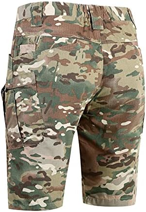 Muške kratke hlače Camo kauzalne šorts Twill opuštene fit lagane radne hlače sa više džepovima borbene sigurnosne