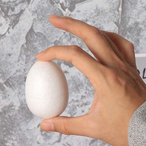 Magiclulu 34pcsfoam jaja 3.15inch jaja glatka bijela uskršnja jaja za zanatskog zakona Halloween