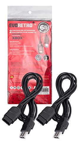 Evoretro kontroler produžni kabel kompatibilan za Xbox [2 paket] 6 stopa - 1,8m