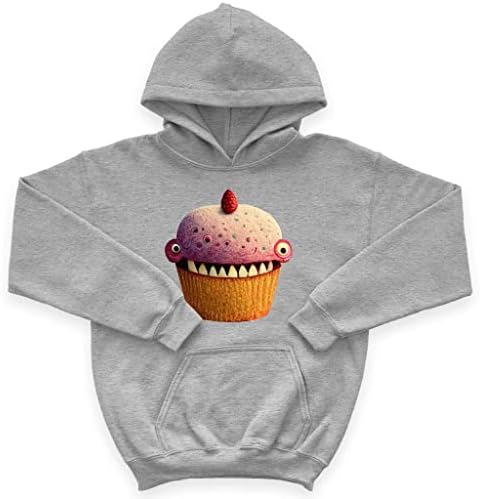 Zombi Cupcake Kids 'Sponge Fleece Hoodie - Cupcake Monster Kids' Hoodie - Grafički kapuljač za djecu
