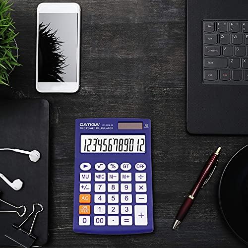 Desktop kalkulator sa 12-cifrenim LCD ekranom, kućnom ili kancelarijskom upotrebom, jednostavan za